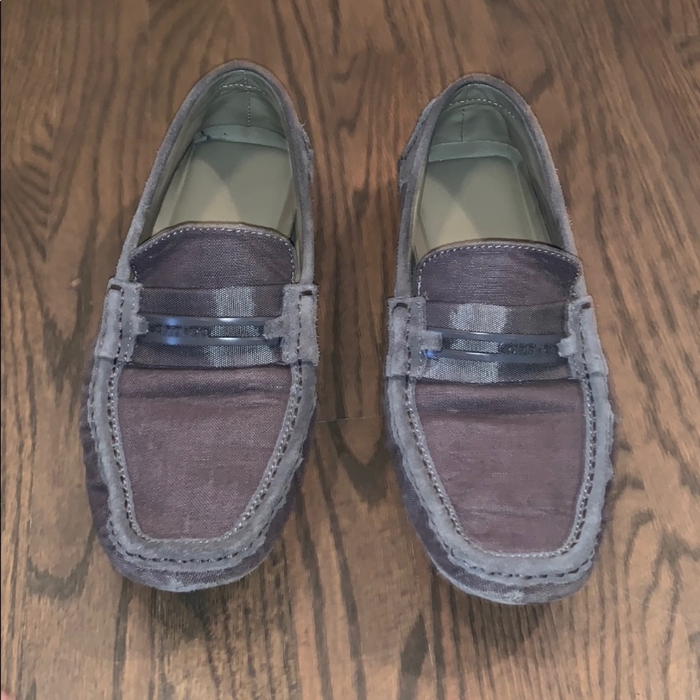 Calvin Klein Derek Linen Canvas Slip-on Loafers - Picture 2 of 8